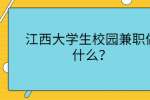 江西大学生校园兼职做什么？